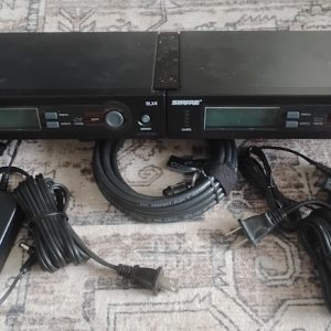 2 Shure SLX4 J3 572-596 MHz Wireless Receivers Rackmount